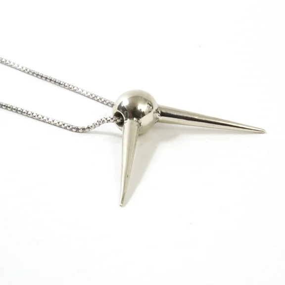 Ball twin spike pendant