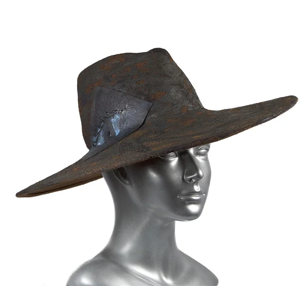 Pat Fur felt Painted hat — Aileyan