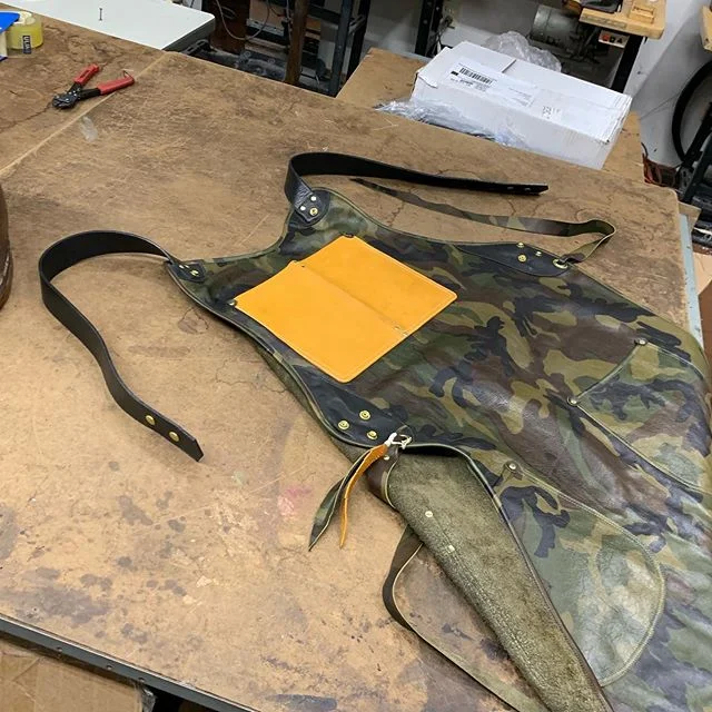 @mad_tailor_leather @hollyhenry_nyc timeless custom piece ....TYTY grateful! #custom #craftsman #handmade #apron #dope #oneofakind