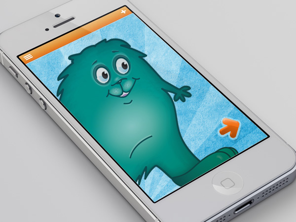 Character for educational app