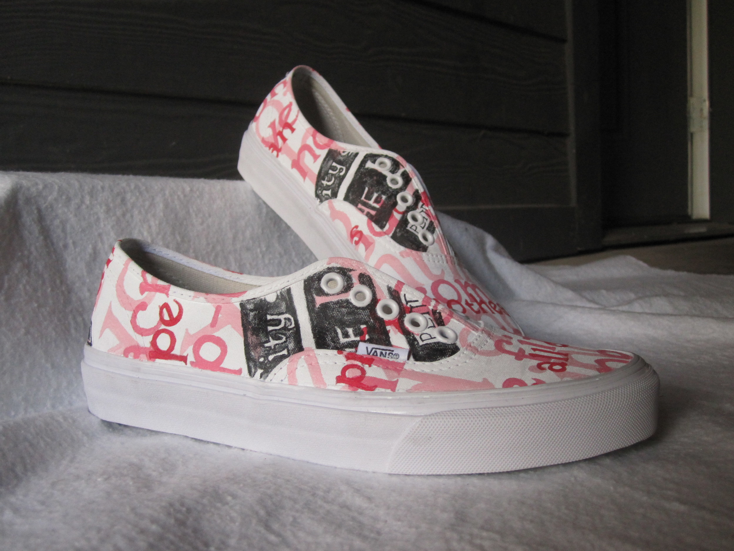 Read-Koko-acrylic on canvas shoe-2012.JPG