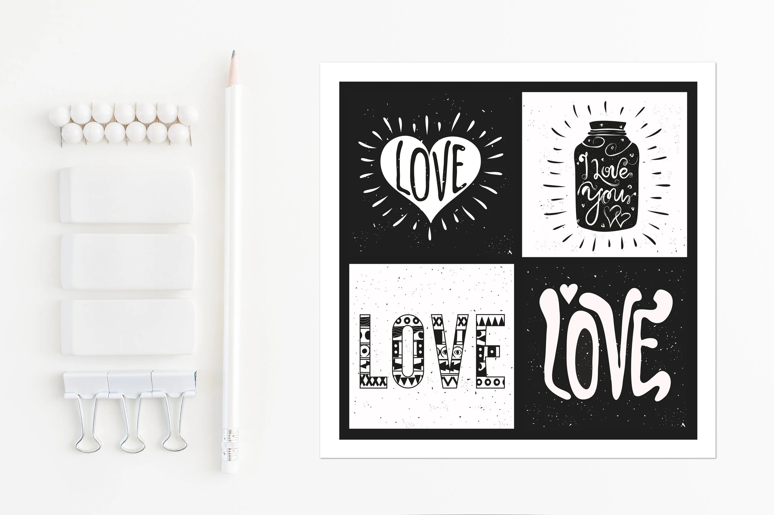 Black and White Clip Art