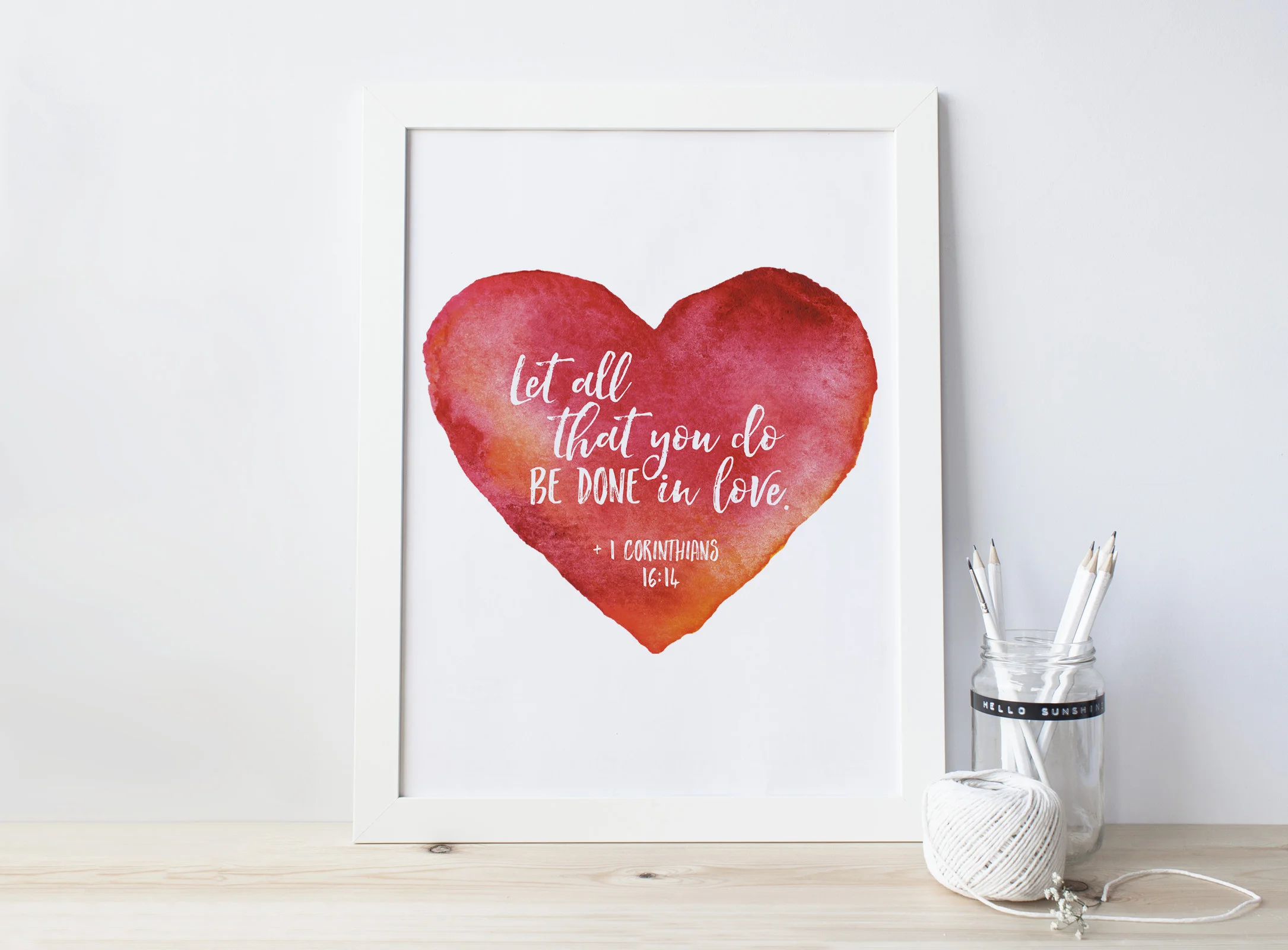 1 Corinthians 16:14 Clip Art