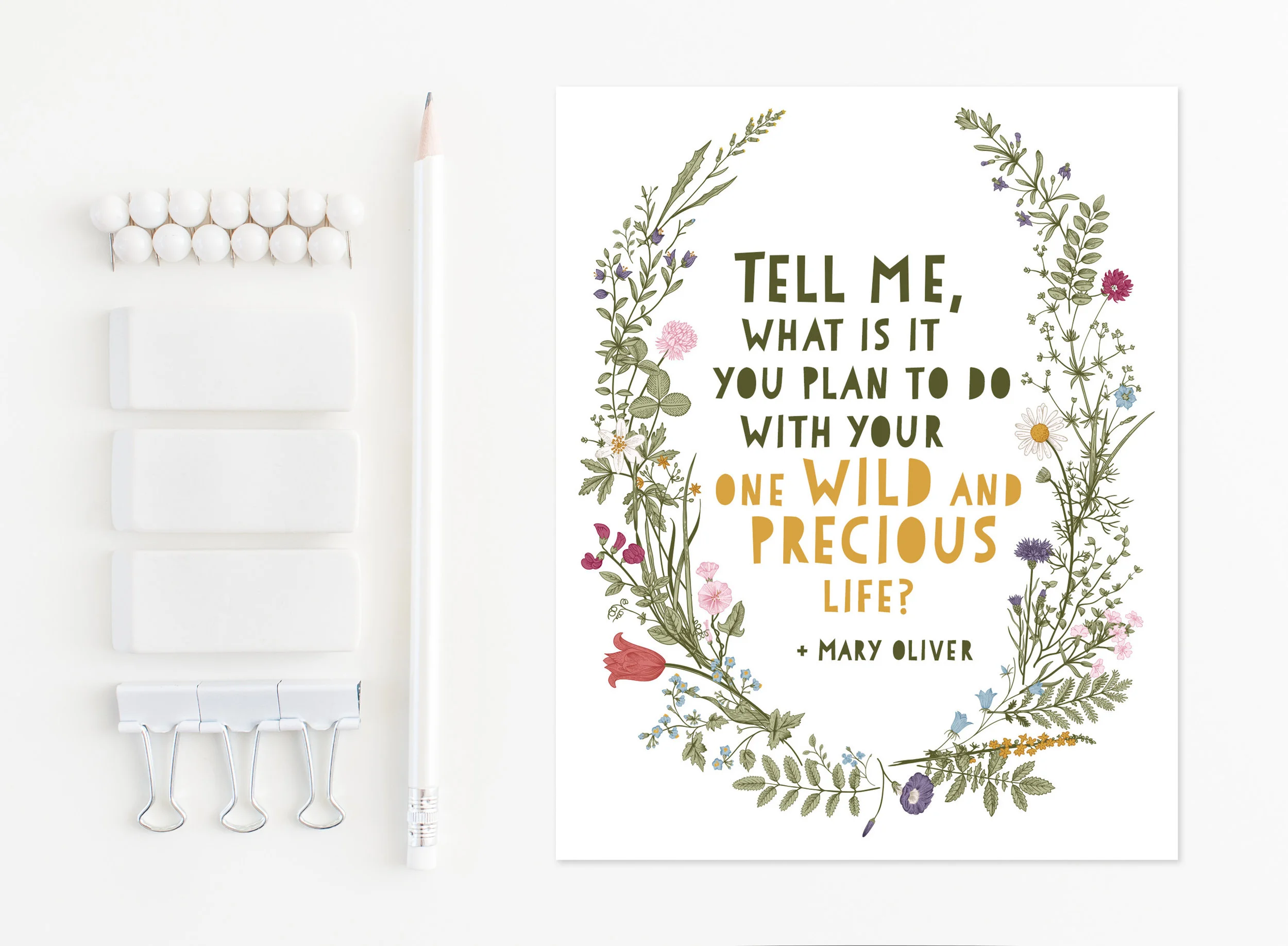 Mary Oliver Printable