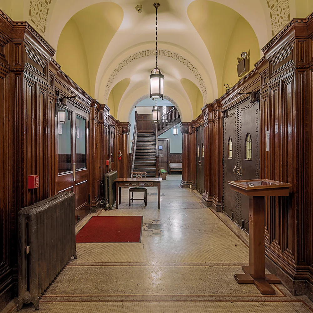 Entrance Hall at the First Baptist Church of Philadelphia