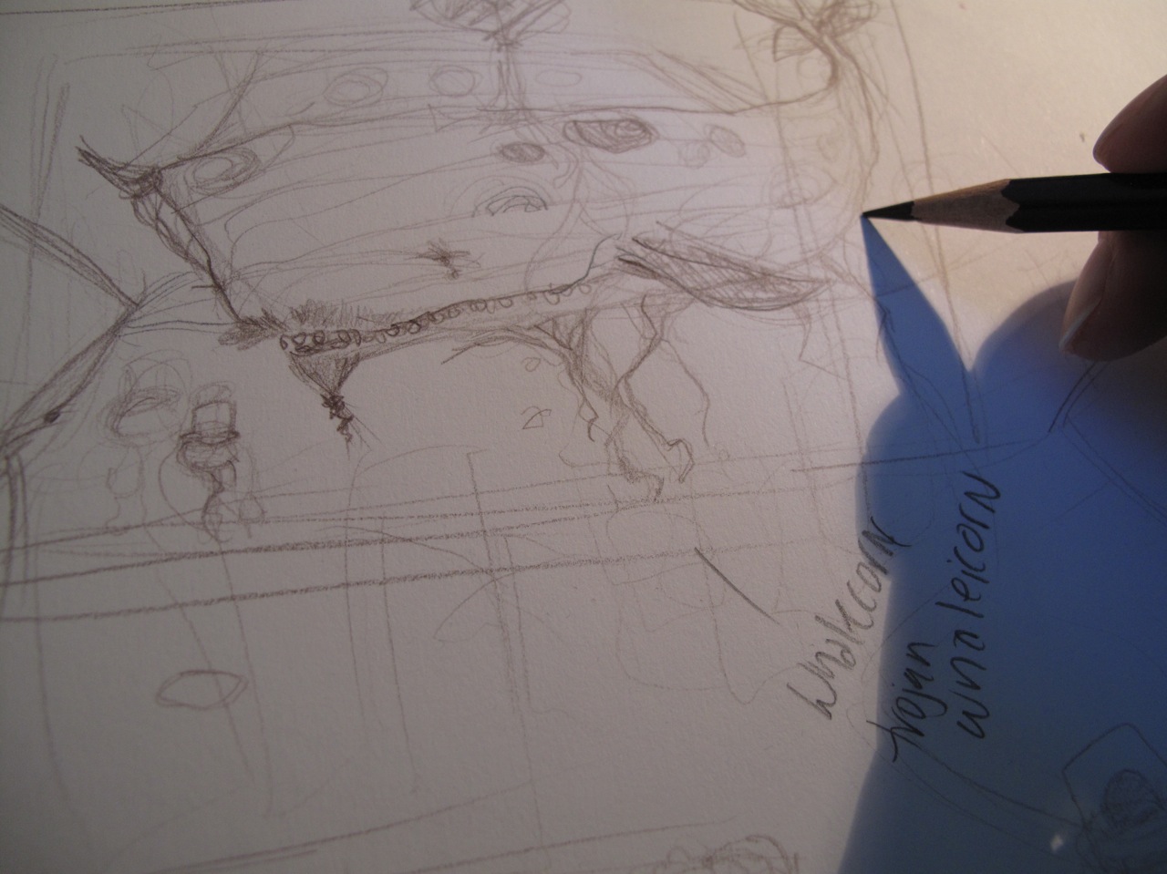 trojan whalicorn sketch
