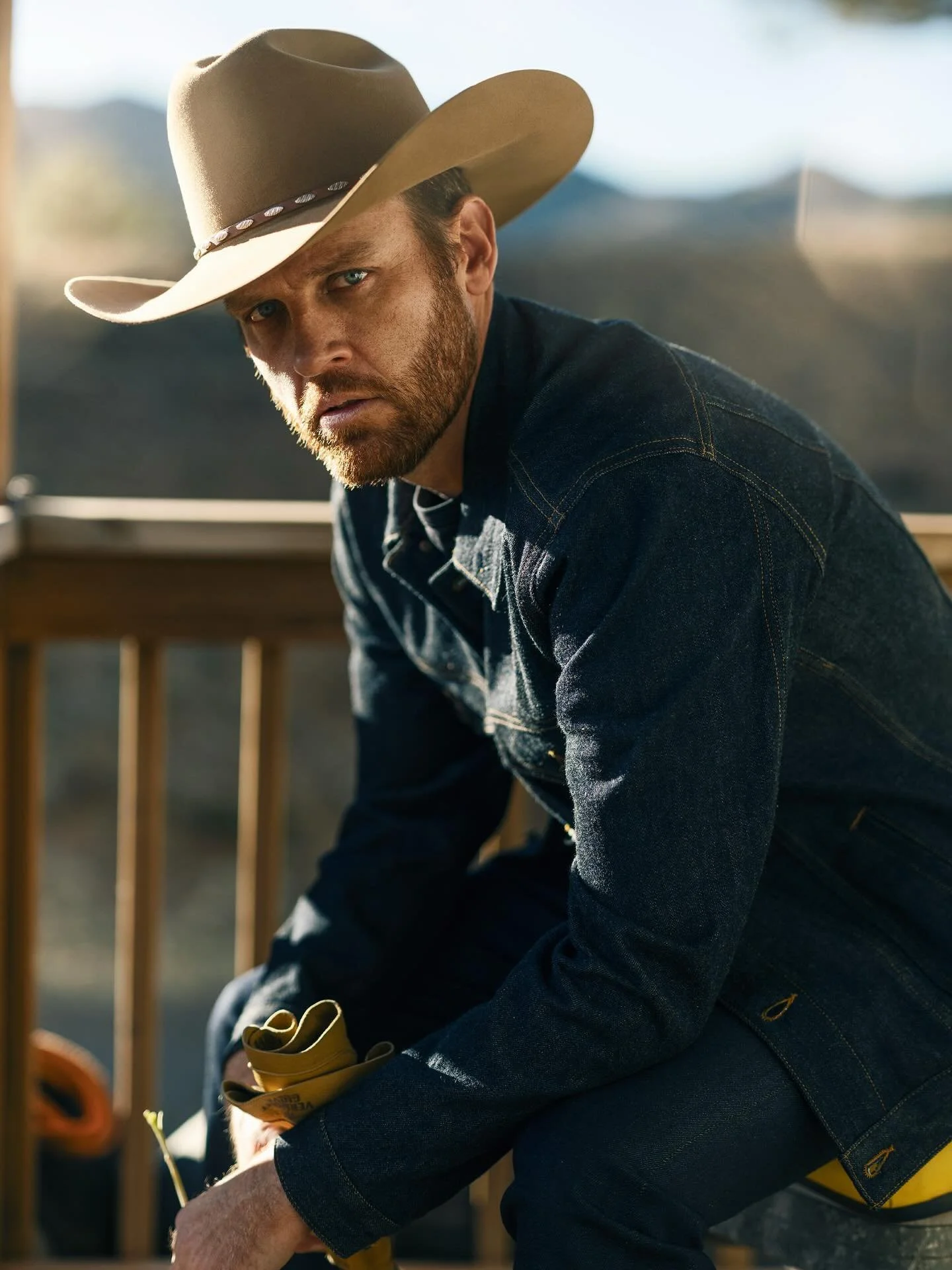 Good morning.

New work for your weekend with @bravestarselvage.
.
.
.
@resistol1927 @tenbabags @profoto @fujifilmx_us @iso1200 @theportraitmasters @fujilovemag @photovogue @photopolitic #cowboy #denimondenim #createtogether #createcommunity #myfujif