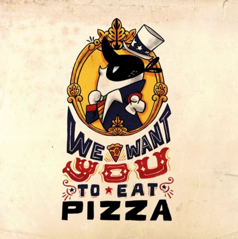 The Pizza Joint | We Want YOU To Eat Pizza Poster for 2018 Annual Pizza Eating Contest
