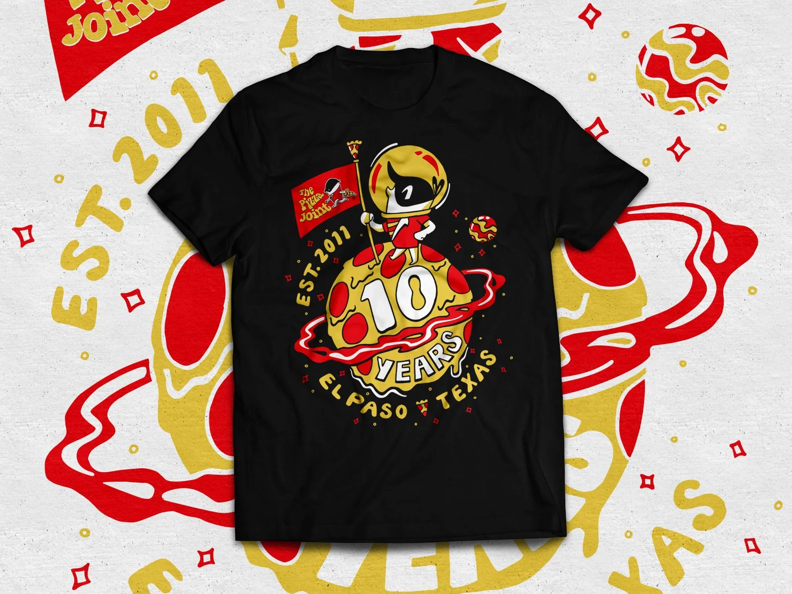 The Pizza Joint® | 10th year anniversary t-shirt