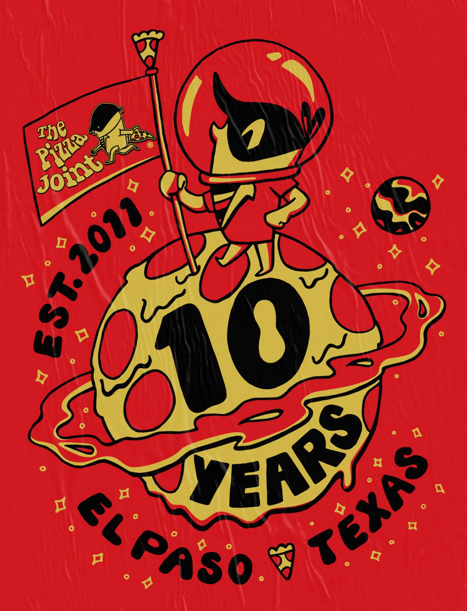 The Pizza Joint® | 10th year anniversary color reduction
