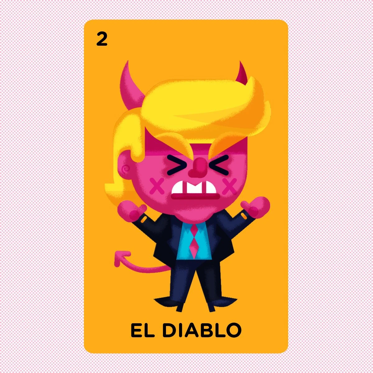 Anti‑Trump “El Diablo” Shirt Design & Puppet