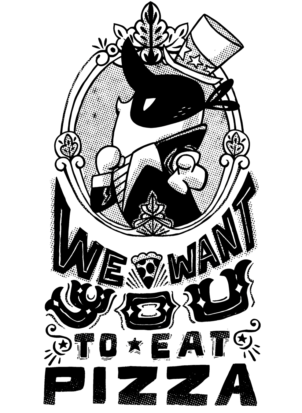 The Pizza Joint® | "We want YOU to eat PIZZA" Annual Pizza Eating Contest concept