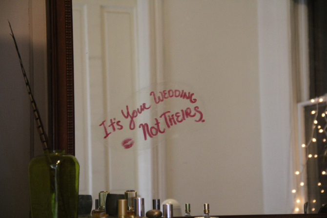A giveaway to every bride.