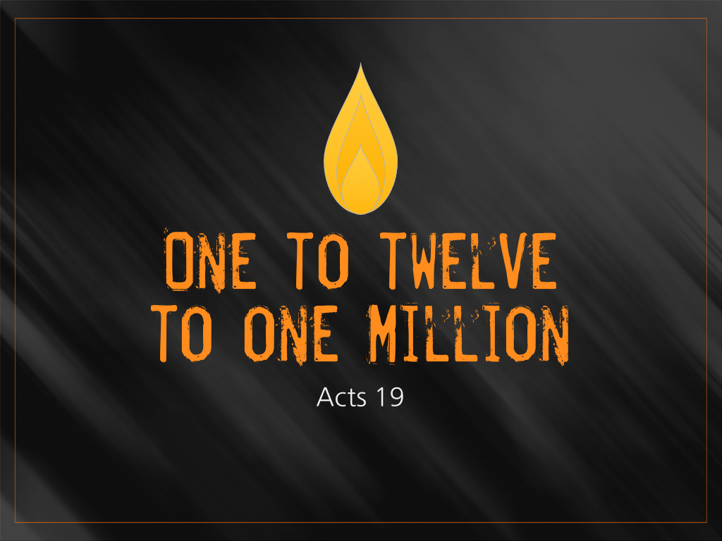 One to Twelve to One Million - 3.22.15