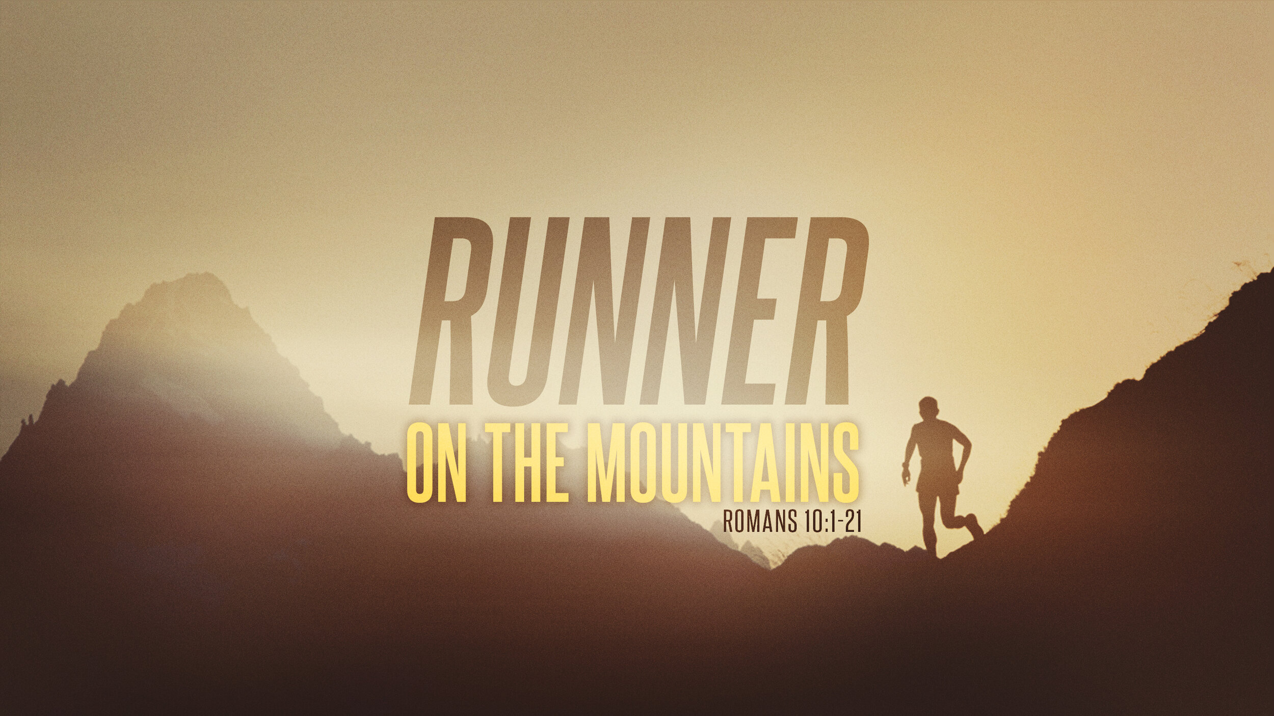 Runner On The Mountains