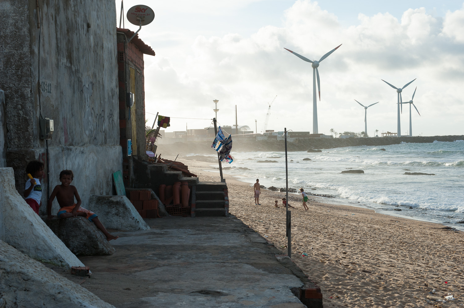 Development in Fortaleza is moving up the coast where another favela (slum) is slated for demolition.