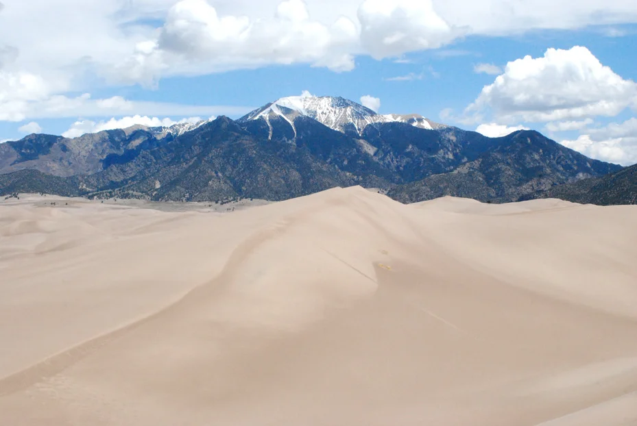 Sand, Mountain, Sky