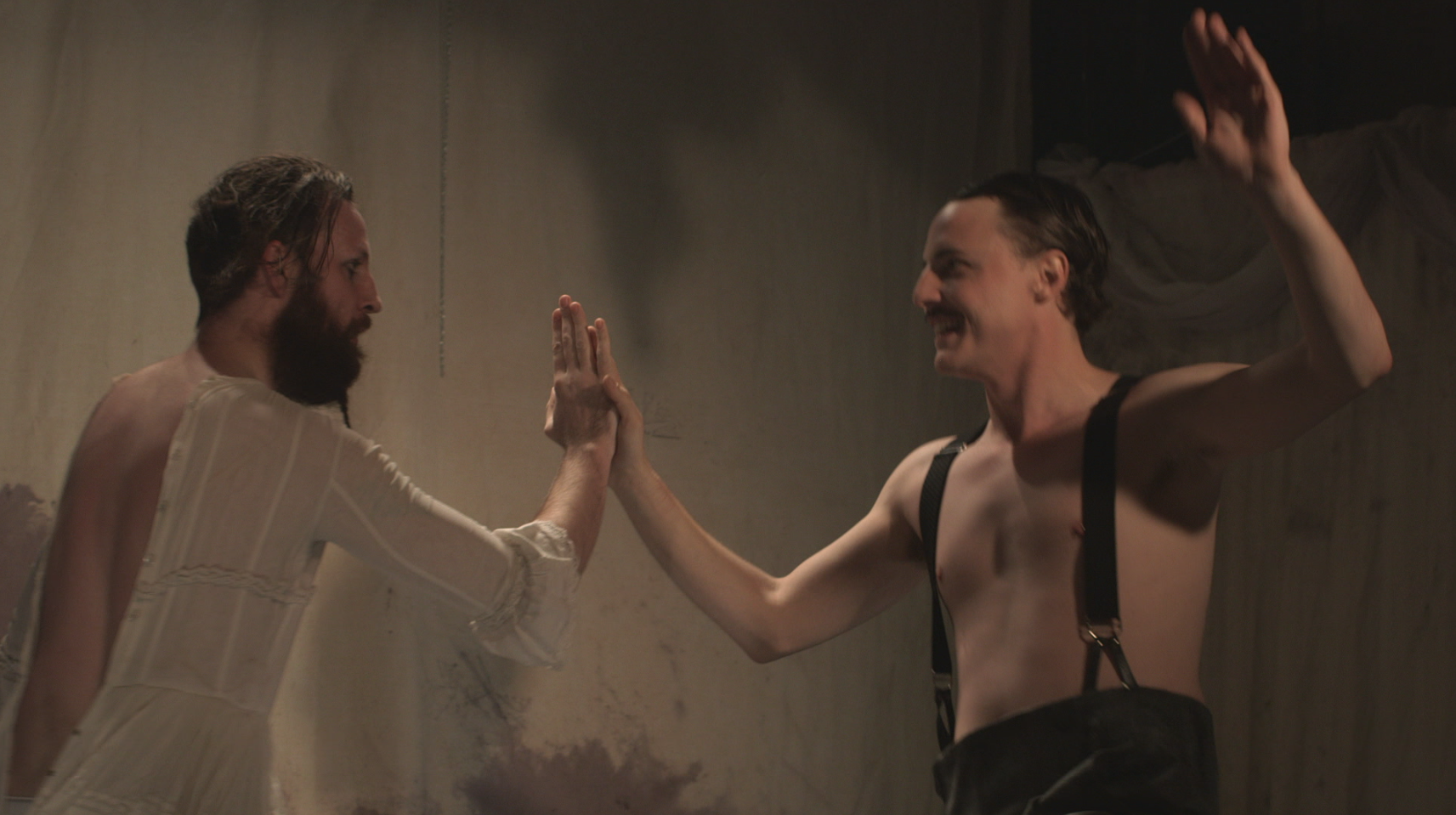 Tobias Manderson-Galvin and Sam Young in Thank You, Thank You Love