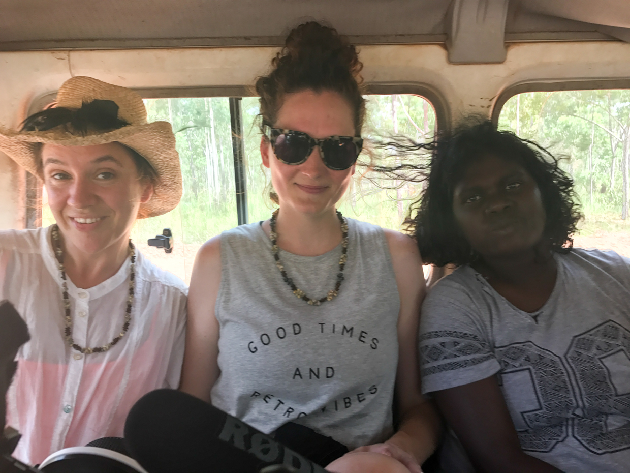 Sky, Bridget O'Shea and cast member Caitlin