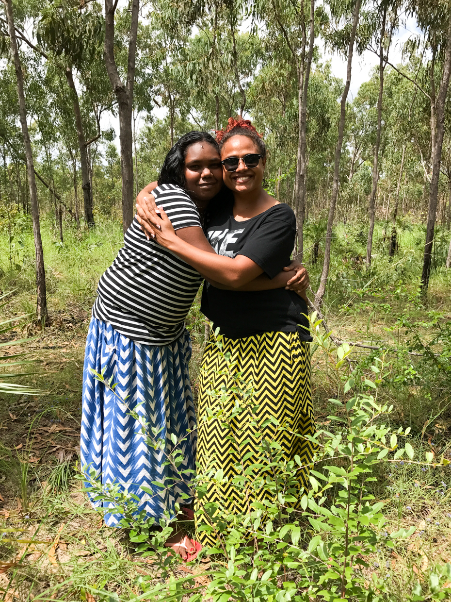 Cast member Zowie with Co-Producer Noni Eather