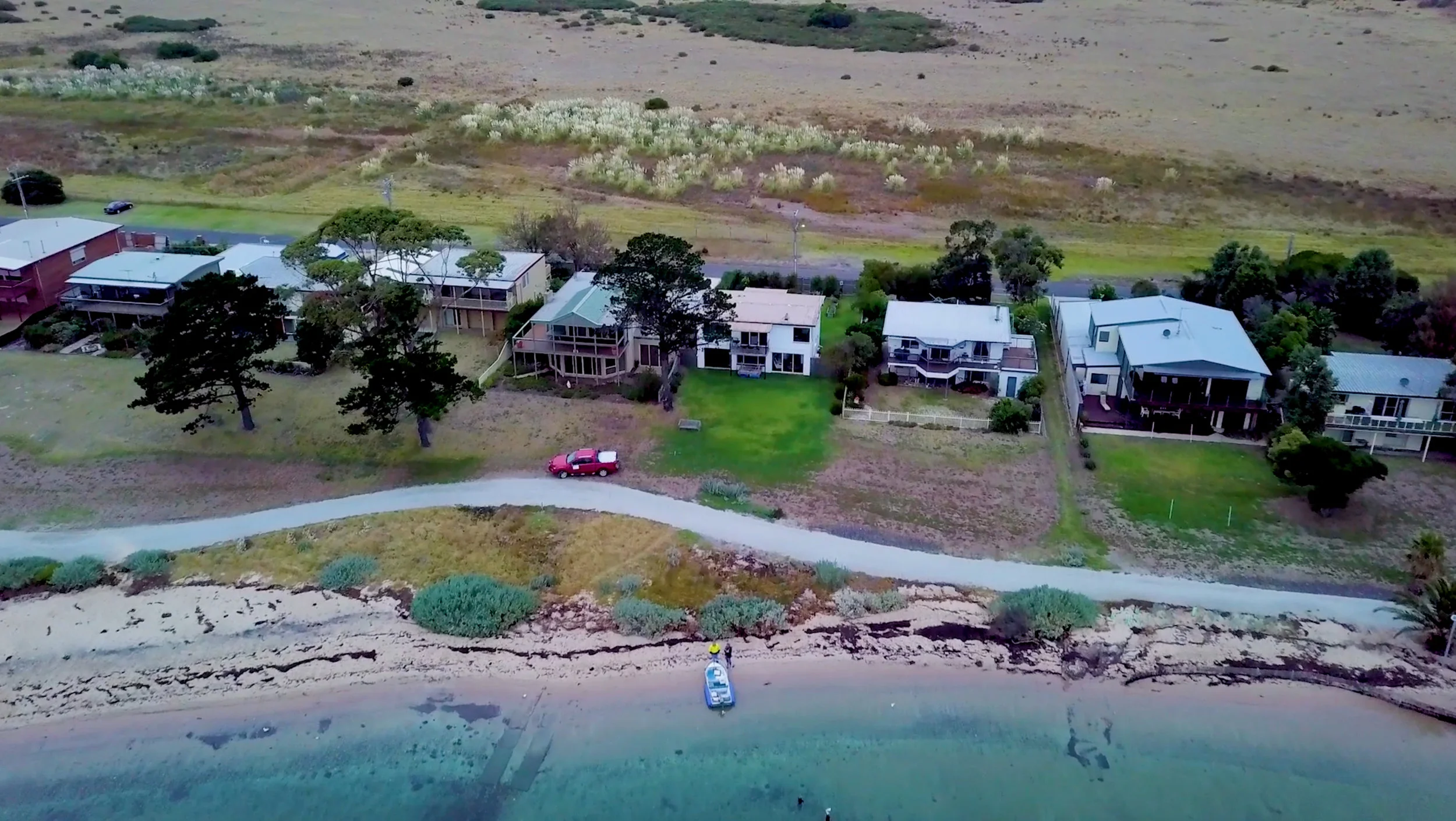 Drone image of Rambler’s Road, Portarlington, Victoria