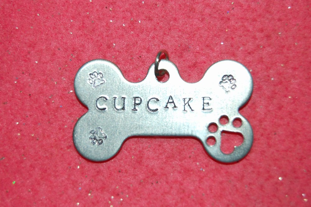 Custom Hand Stamped Pet Tag - The Hungry Pooch Lakeshore