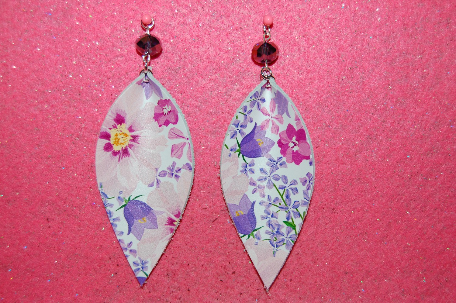 Colorful Crystal Teardrop Hypoallergenic Post Earrings, 1 (Light Purp –  Rosemarie Collections