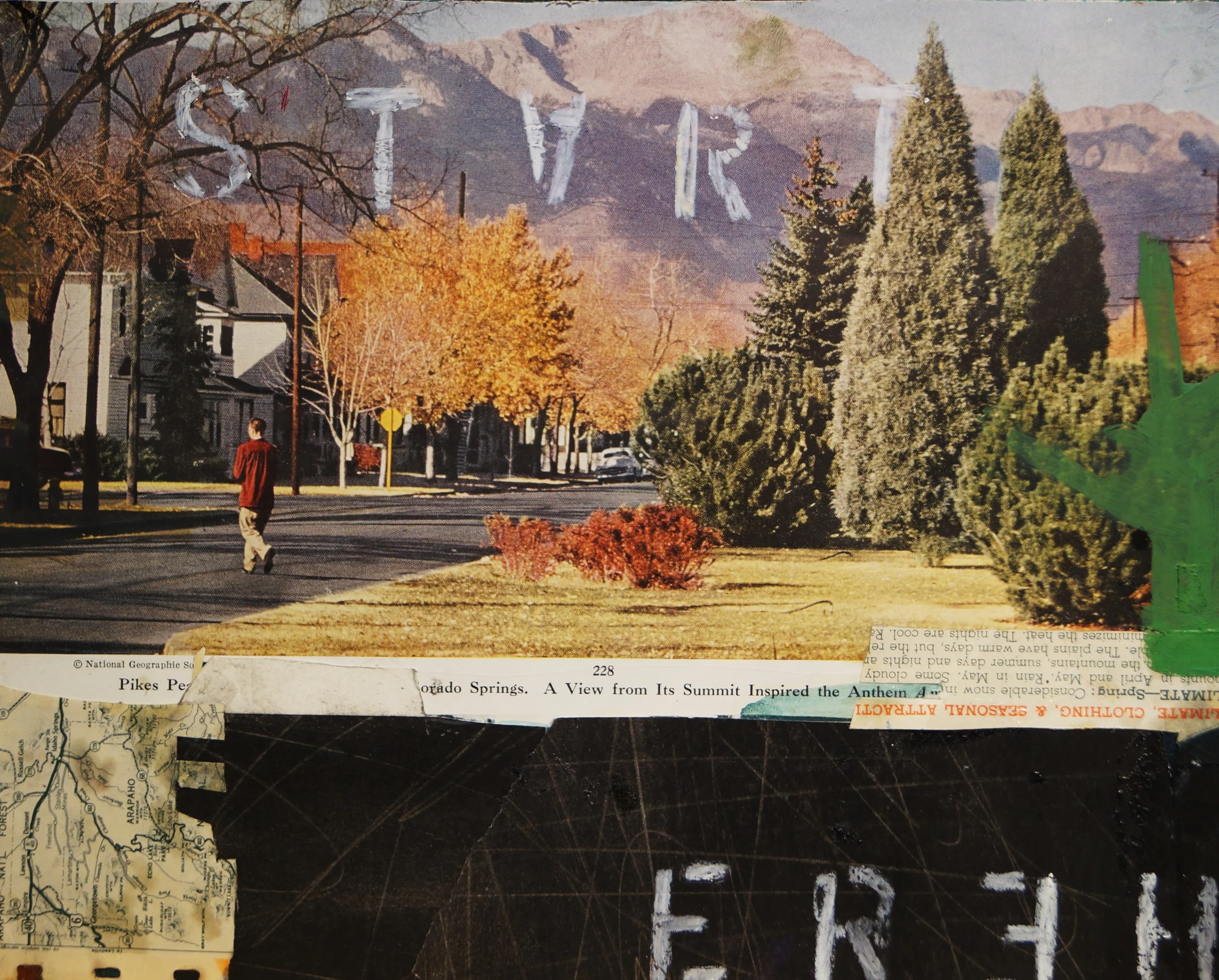   Tejon &nbsp; 8" x 10" Mixed Media on Panel 