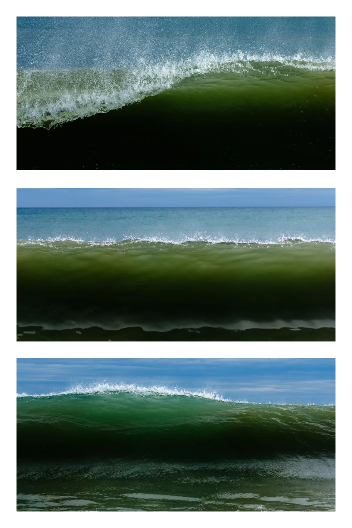 The shore break at this beach was great to look at but not so great for swimming