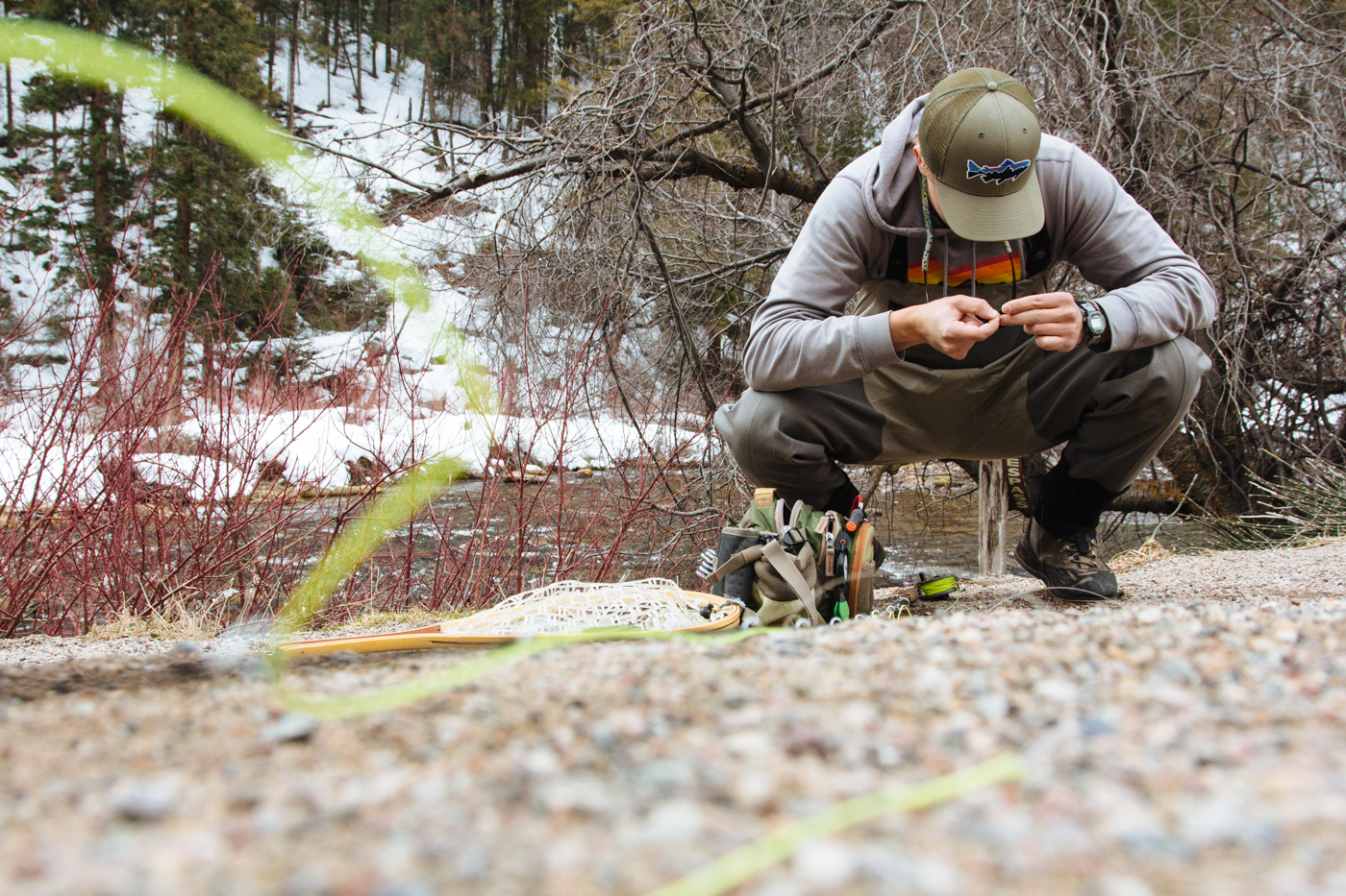Rigging up...everyones' favorite part of fishing