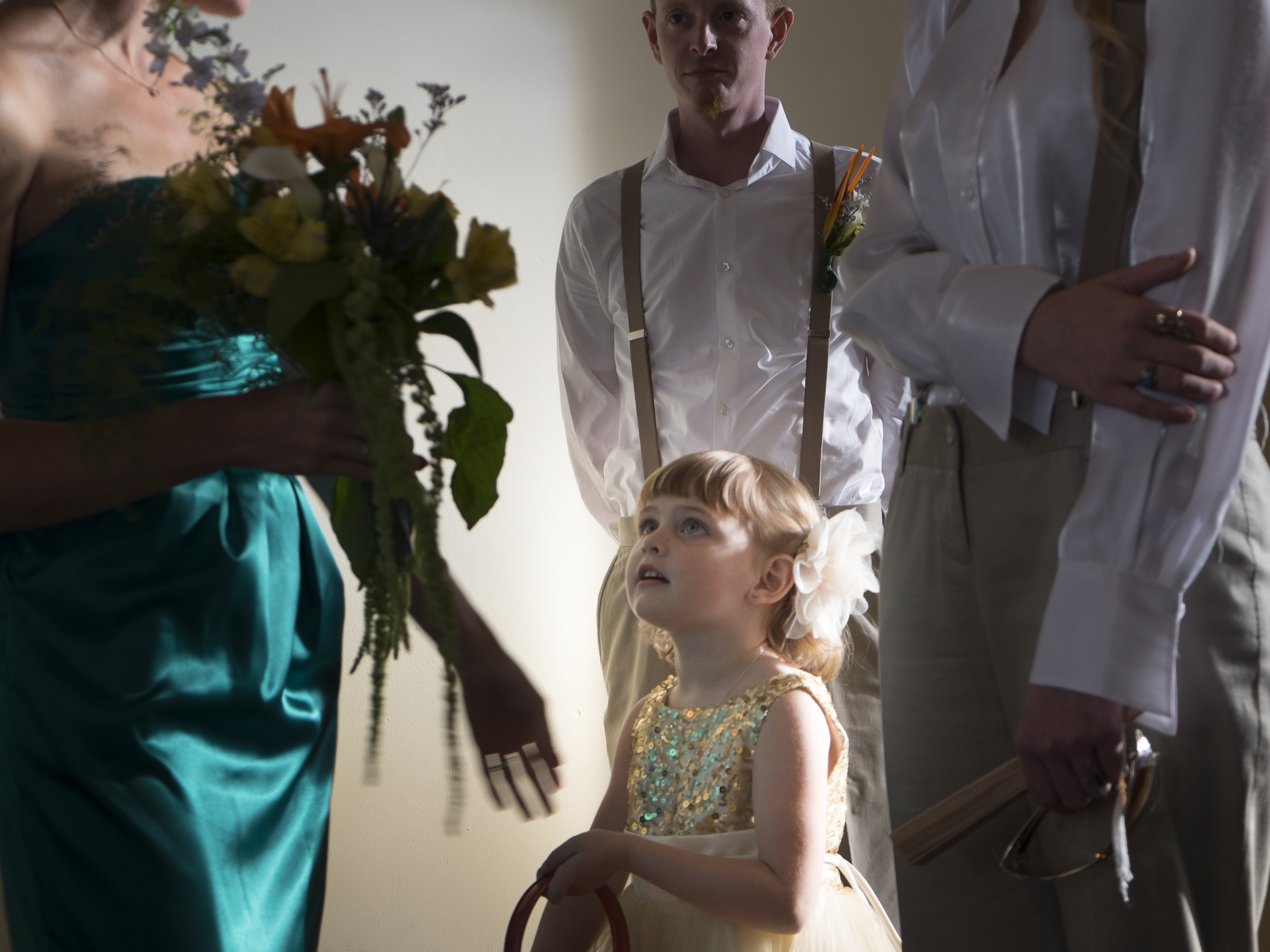 Flower girl at a wedding Copyright © Kipp Baker, All rights reserved.