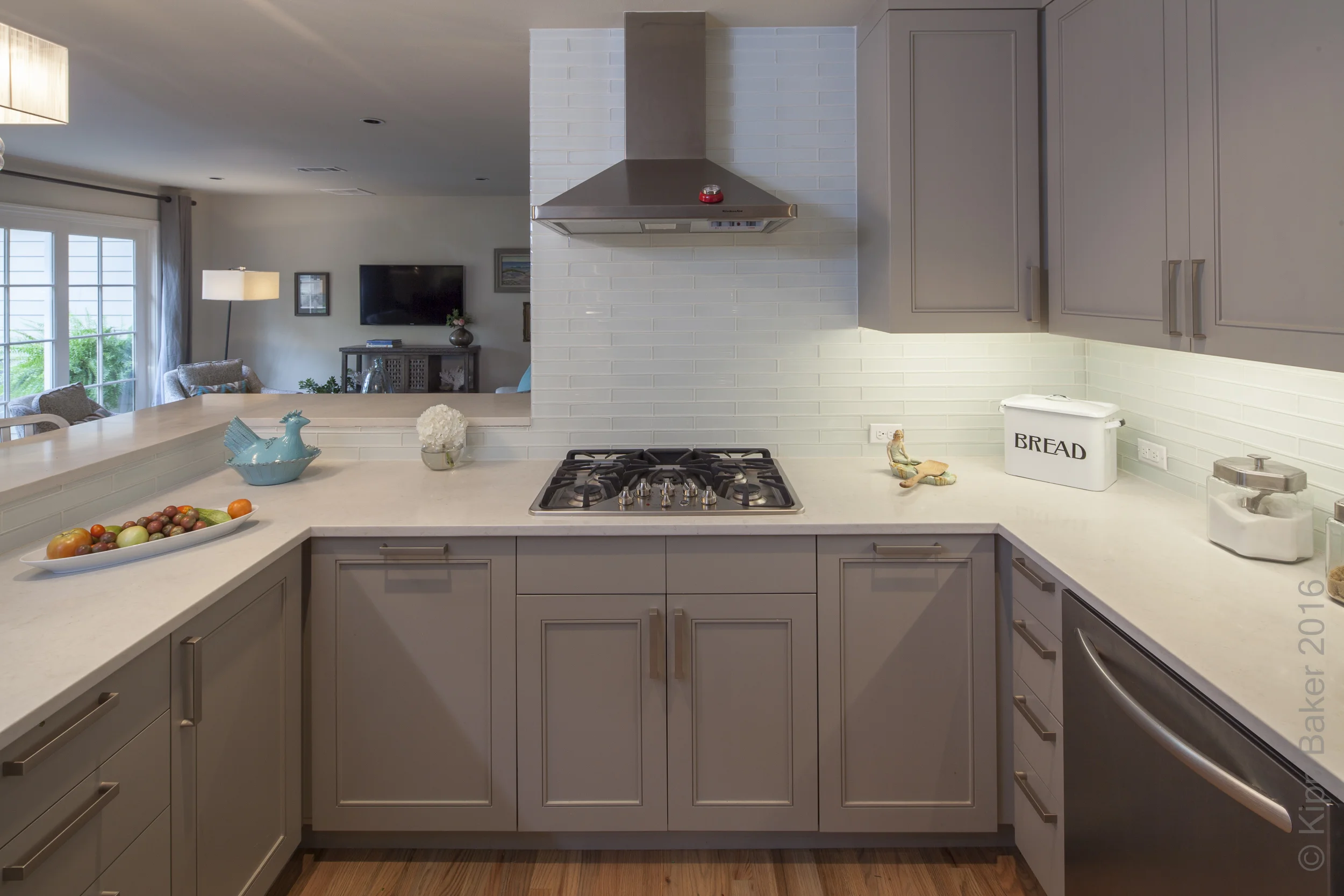 Residential kitchen. Millwork and cabinetry by Reznikoff Custom Furniture