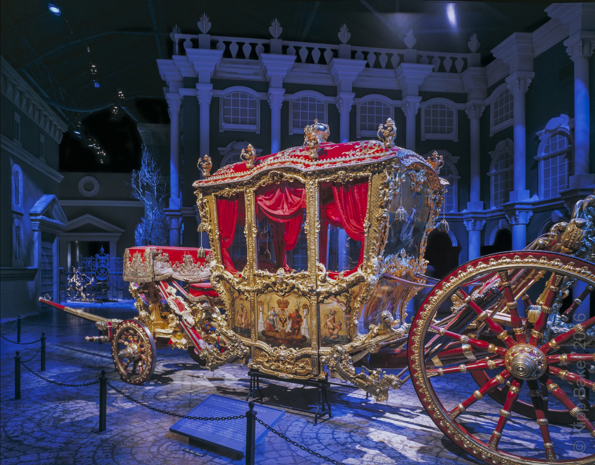 Museum exhibit - Russian carriage (Catherine the Great)