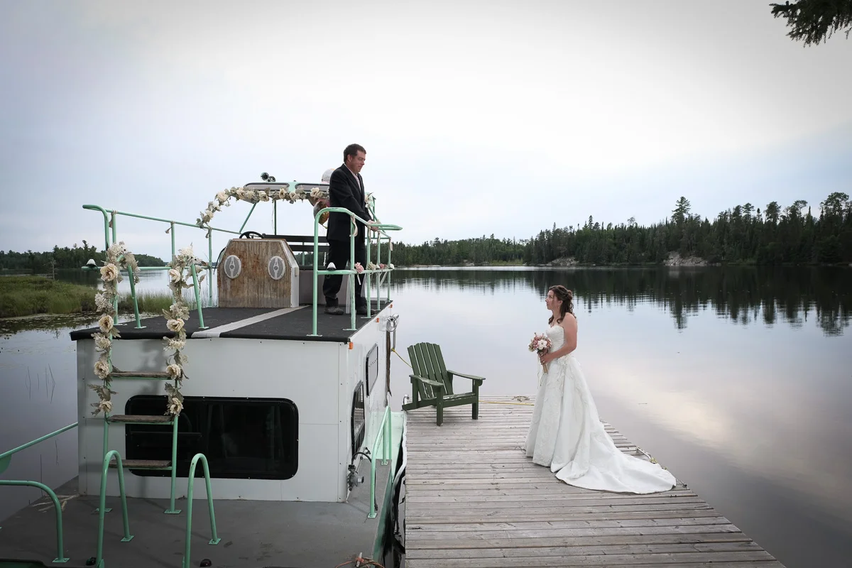 That night couldn't have been more beautiful for wedding photos.
