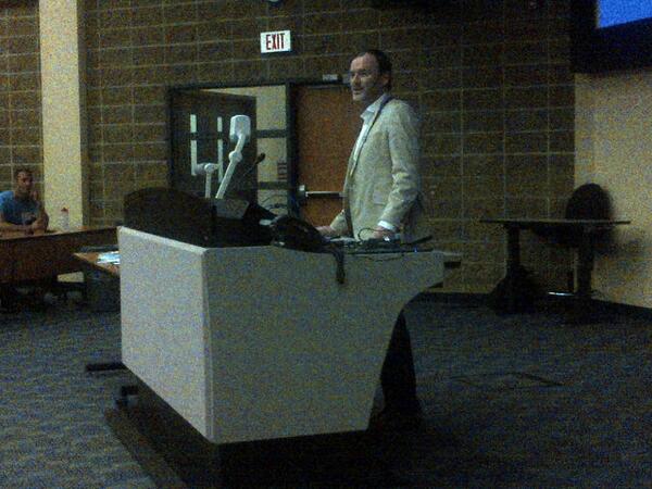 Mark Mattson speaking at the GroundSwell Conference, June 17, 2014 in Guelph, ON. Photo by @SharedValueCA