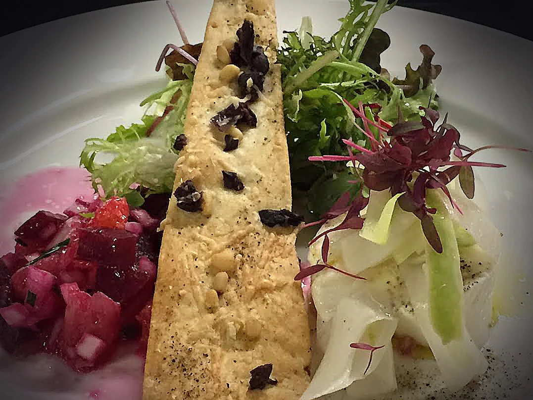 Beet-citrus salad – bright and rich with flavours.