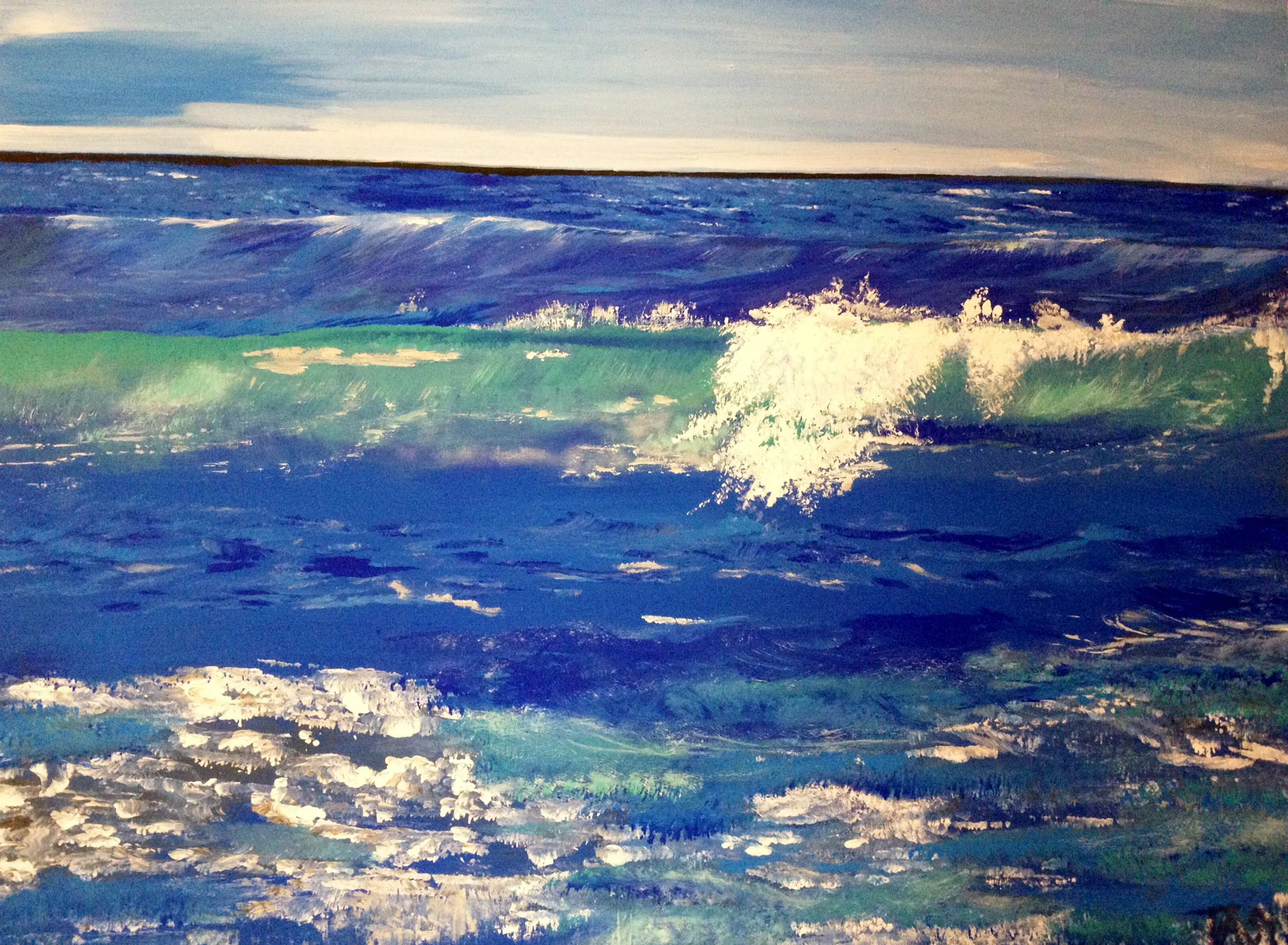I Come Crashing Home by local artist, Tasnim Jivaji. (Image via Tasnim Javaji )