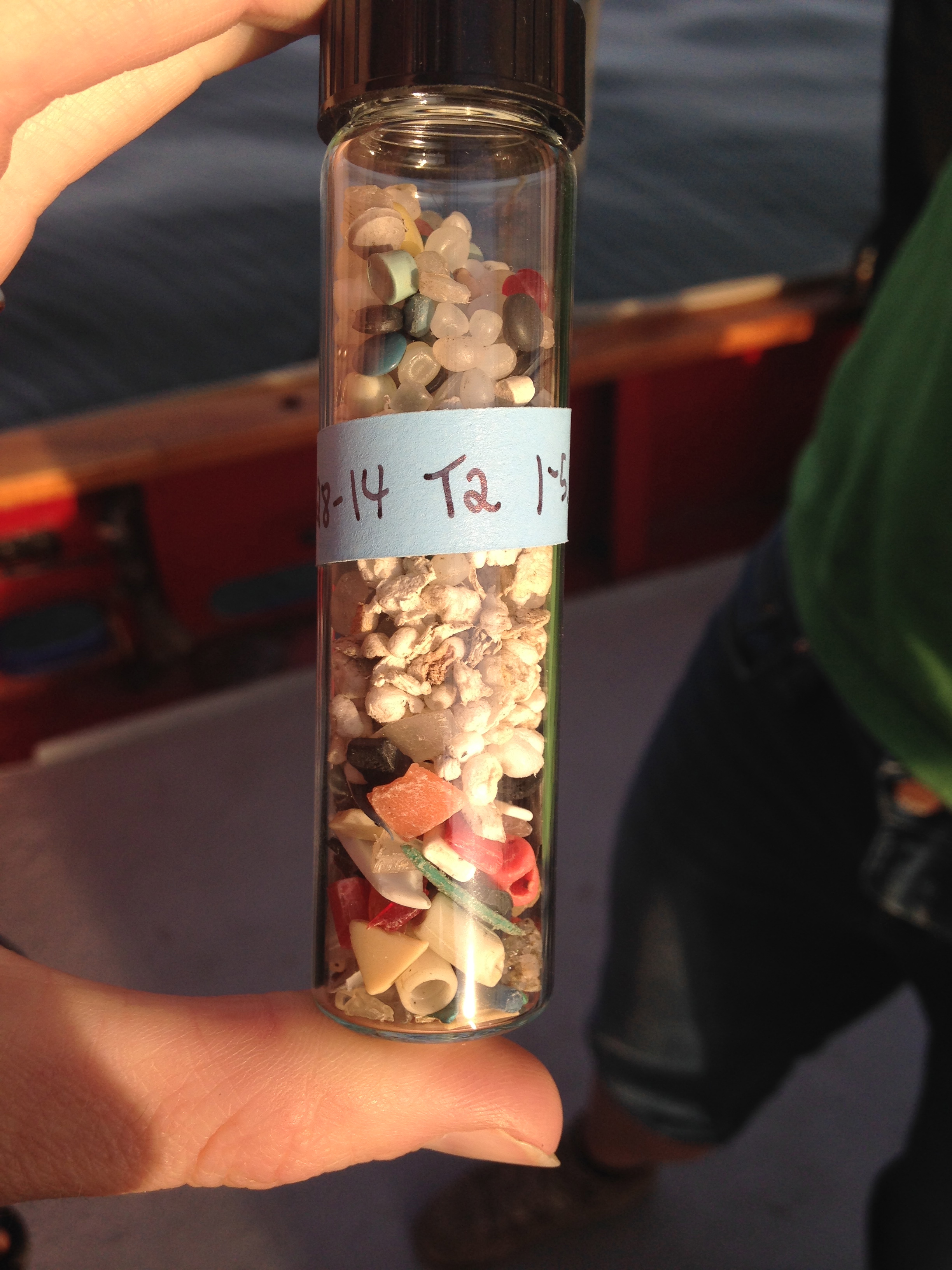 Ontario Streams collects micro plastics from Lake Ontario, near Toronto. 2015. 