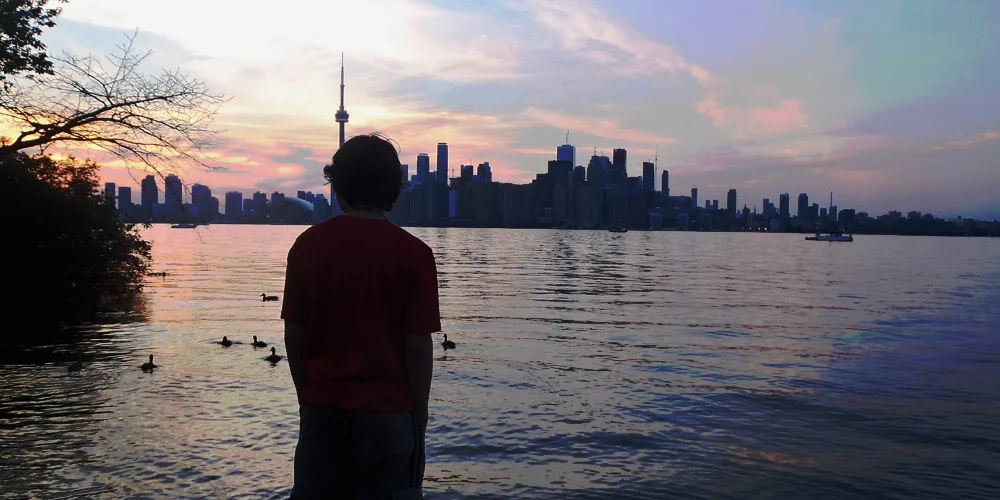 View from Snake Island. (Photo via Outward Bound Canada)
