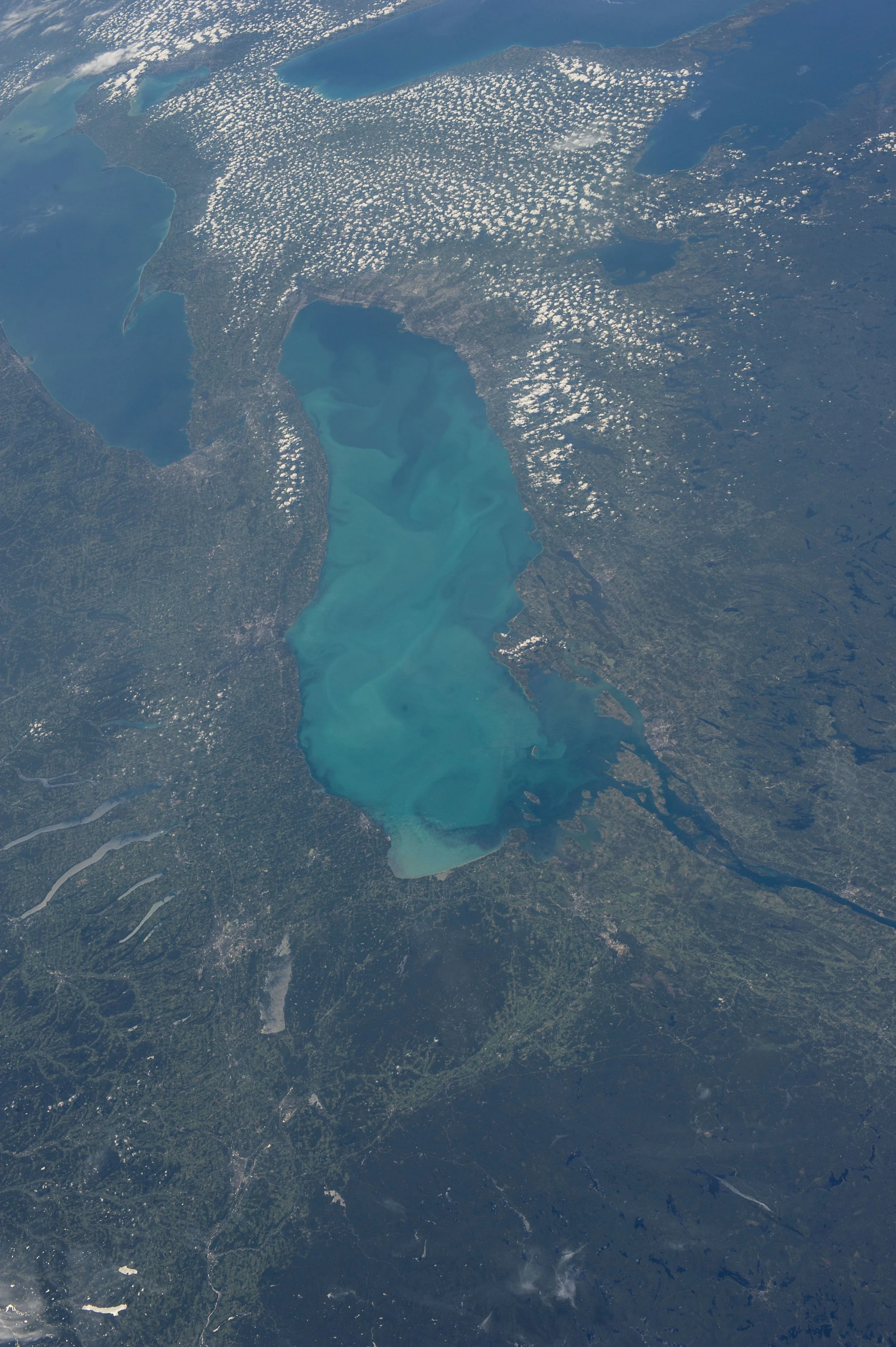 Neon green, full picture. (Photo by NASA )