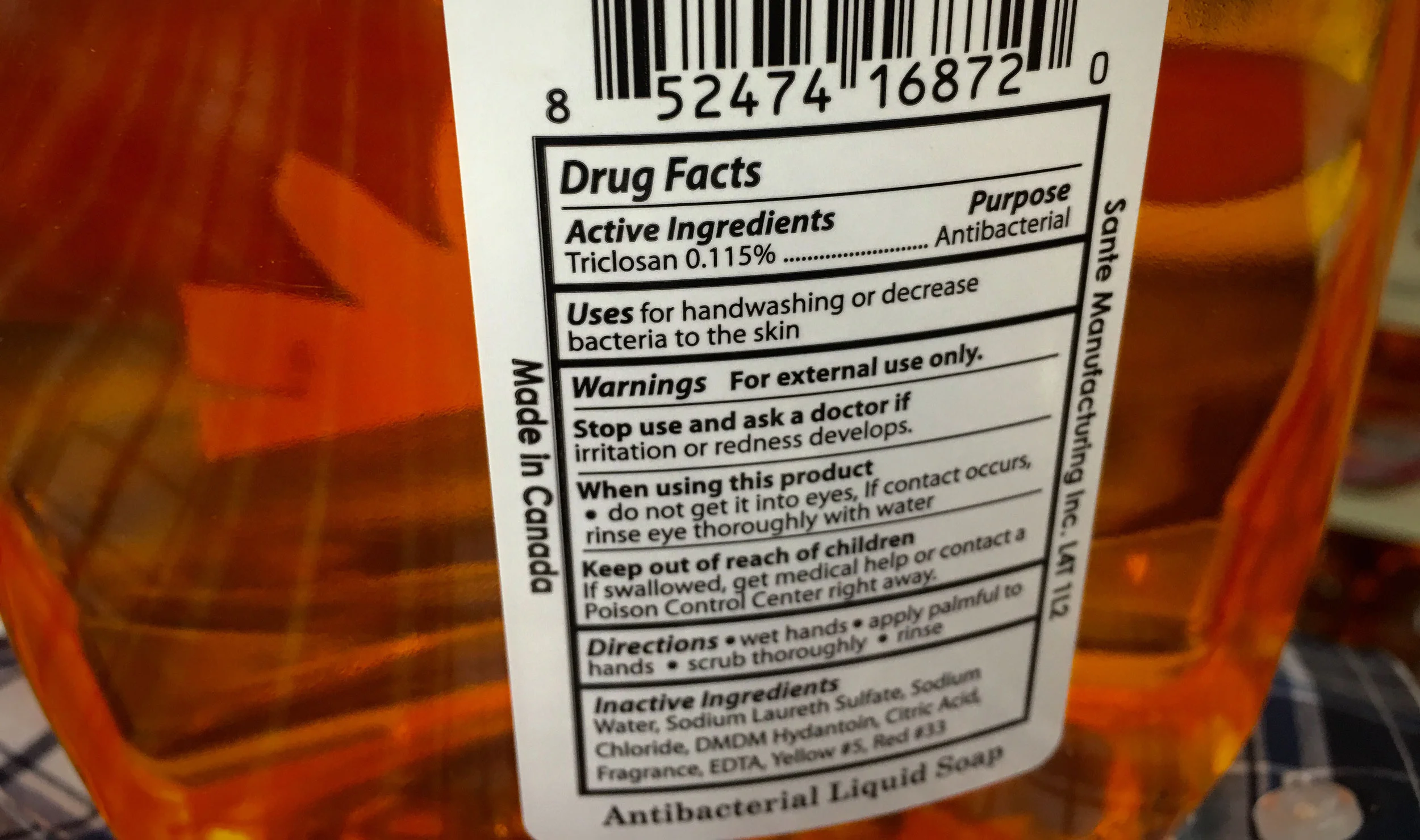 Triclosan An antibacterial threatening germs and the Great Lakes