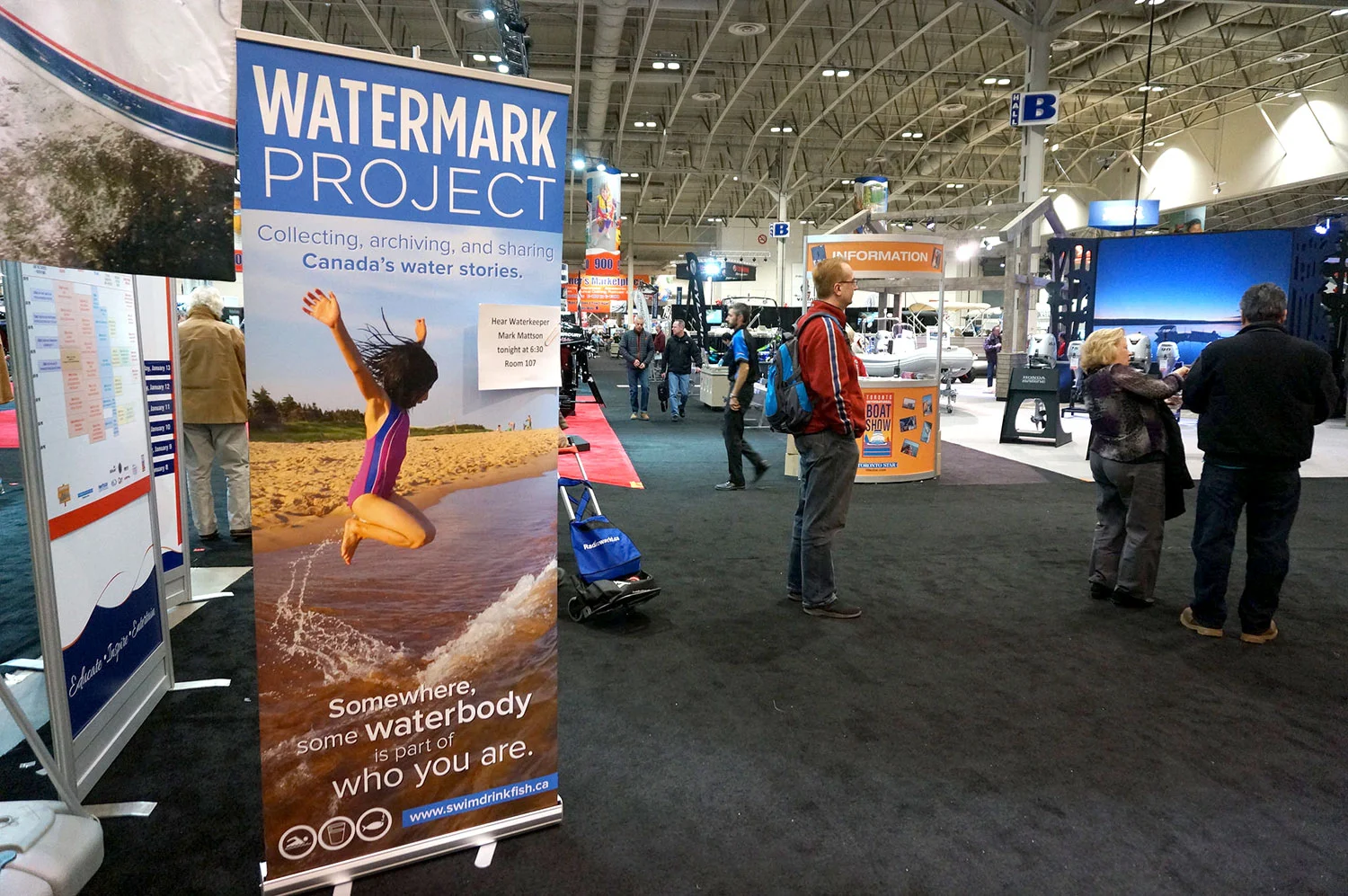 A shot of the 2016 Toronto International Boat Show. (Photo by Lake Ontario Waterkeeper)