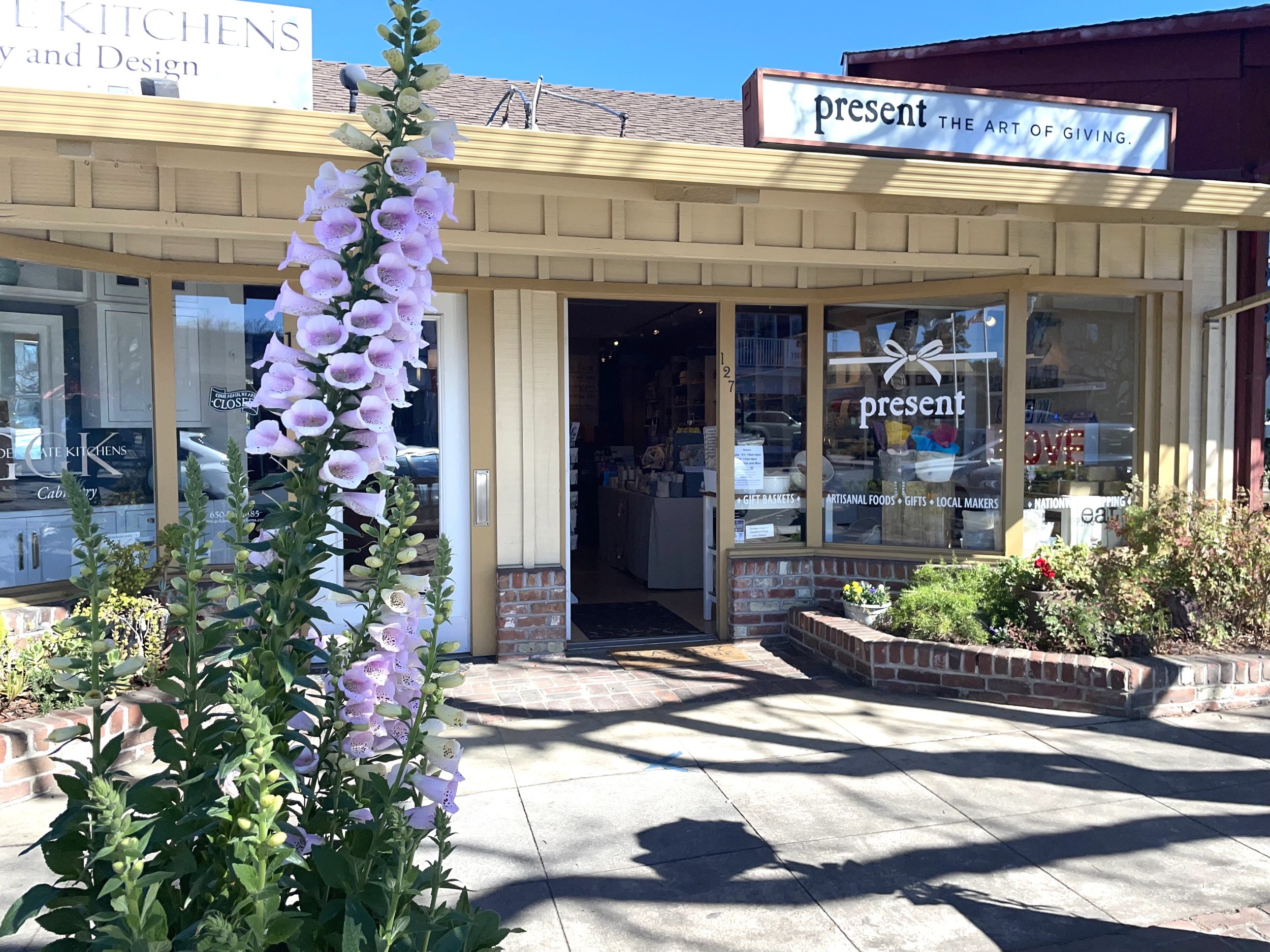 Present Gift Store Storefront 127 Main Street in Downtown Los Altos