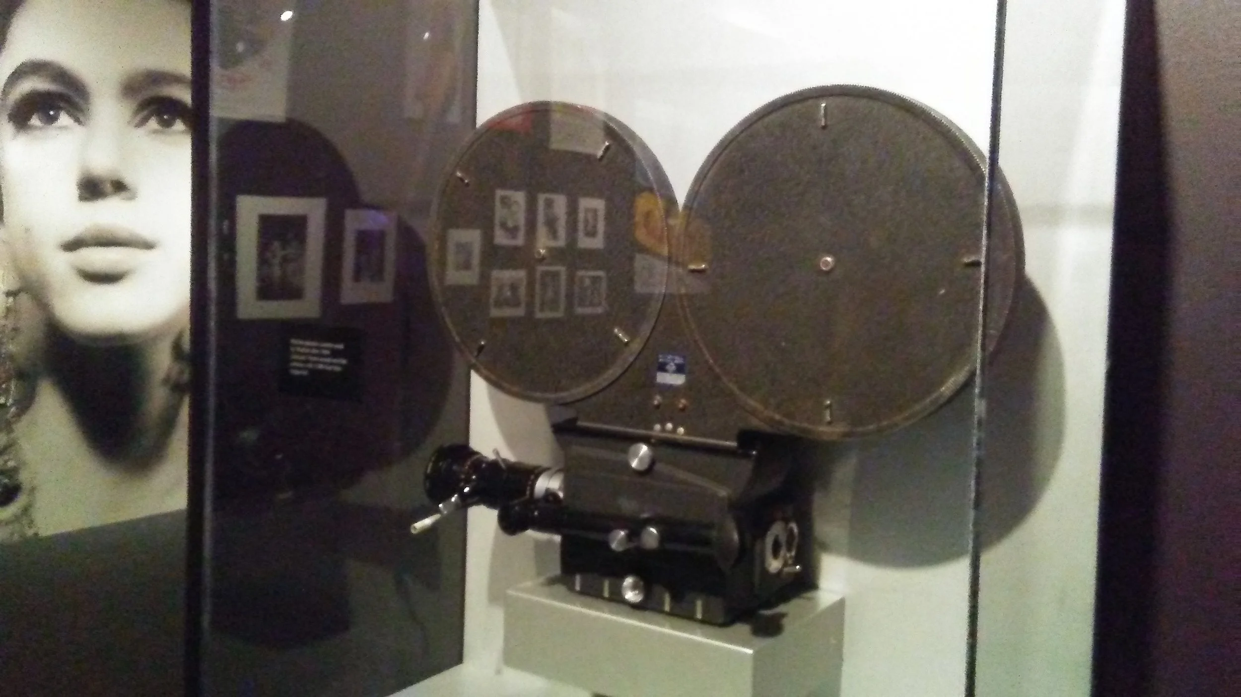 The Movie Camera — as Edie looks on.