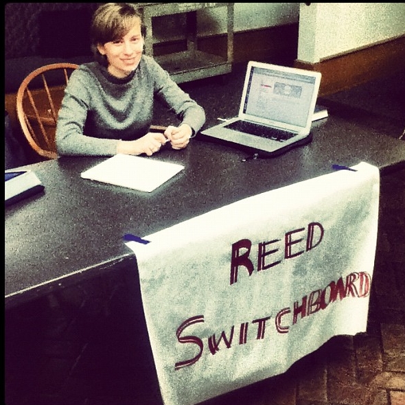 We enlist the help of Alex to hold office hours in the library lobby to tell her peers about the resource