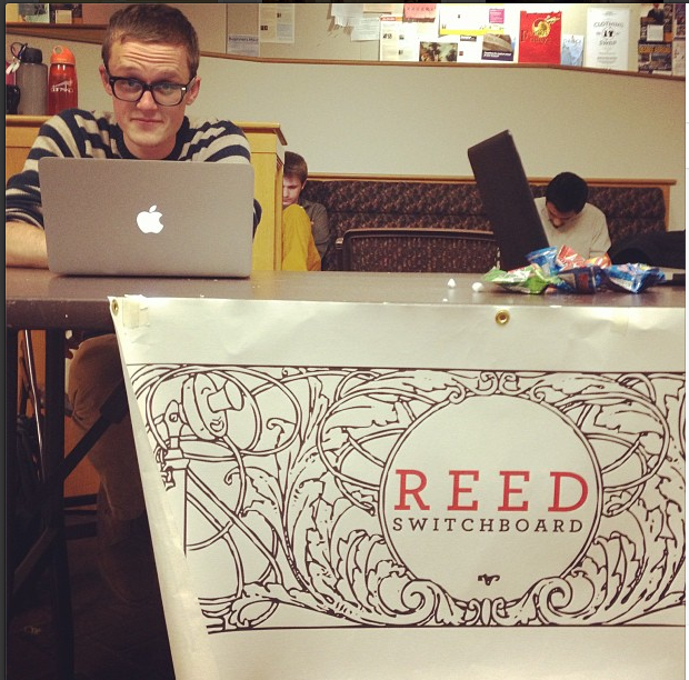 Sean at Switchboard office hours.
