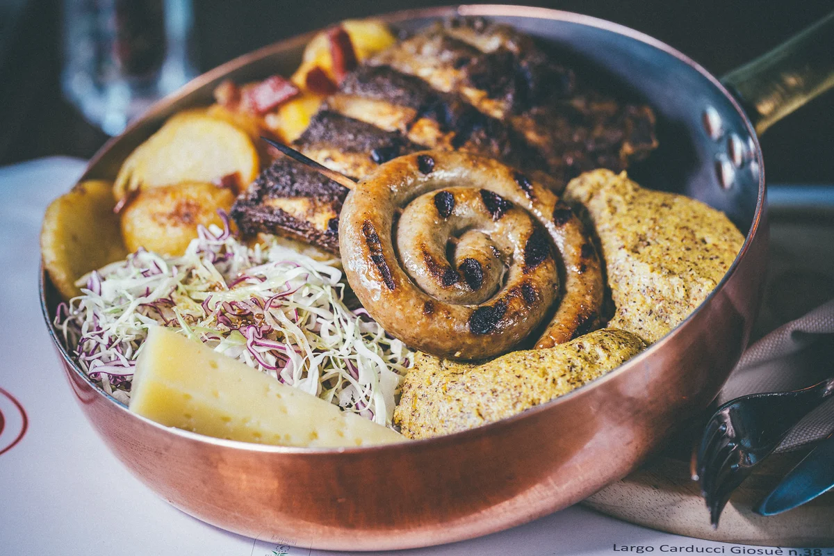 Food photography Trentino Alto Adige foto Andrea Giacomelli loto polenta
