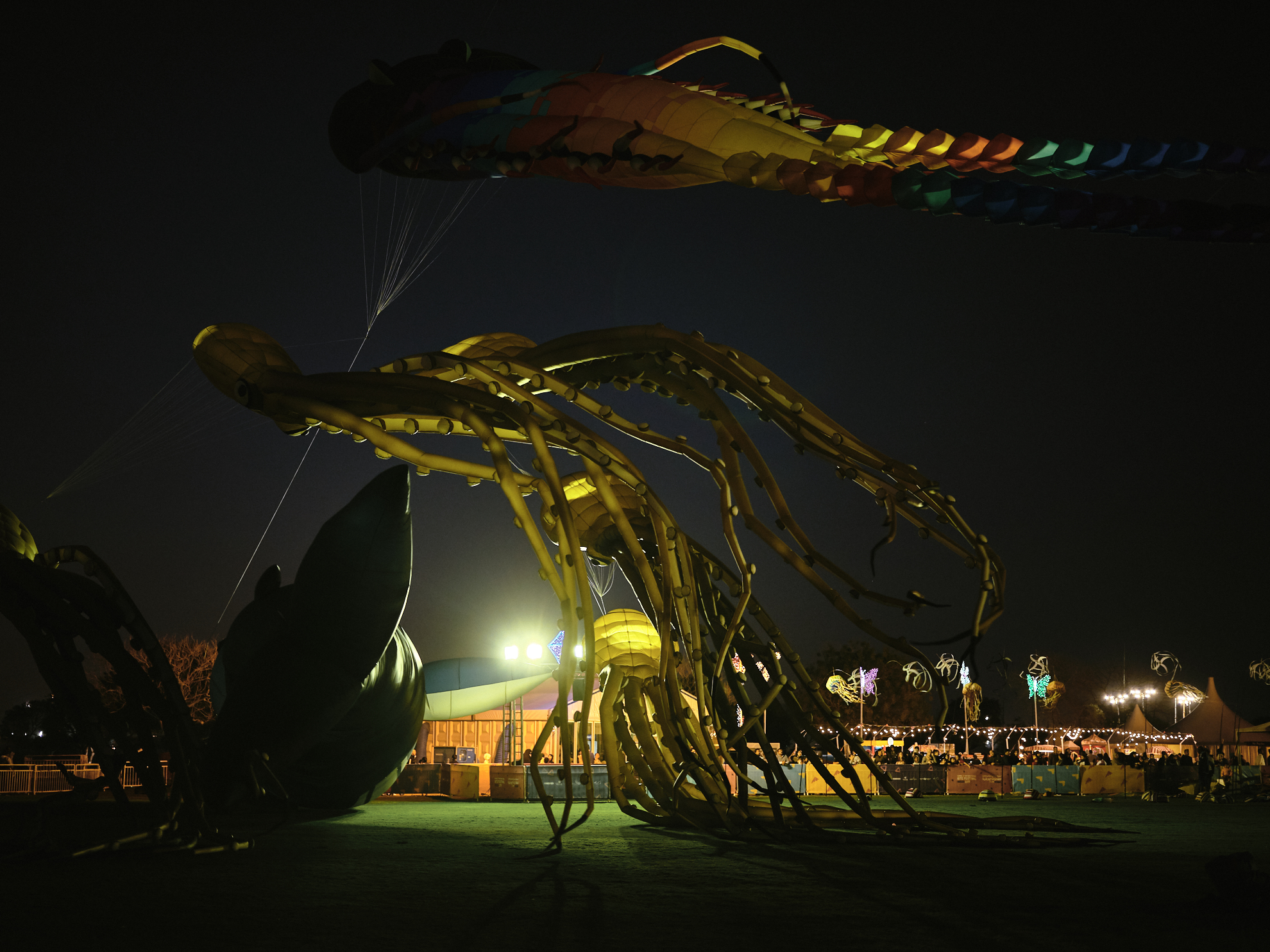 aspire kite festival photography night flying