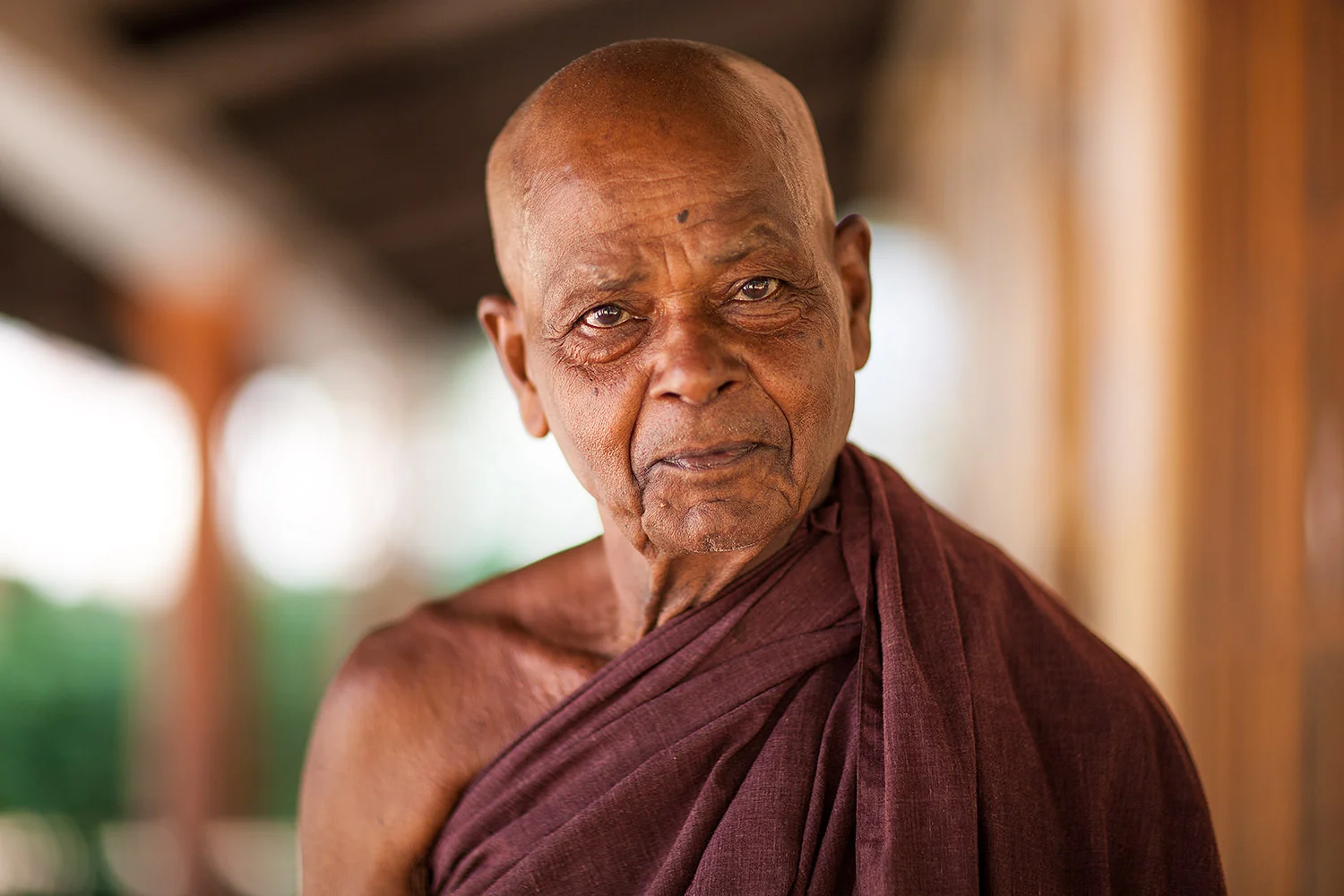 Monk, Habarana, Sri Lanka