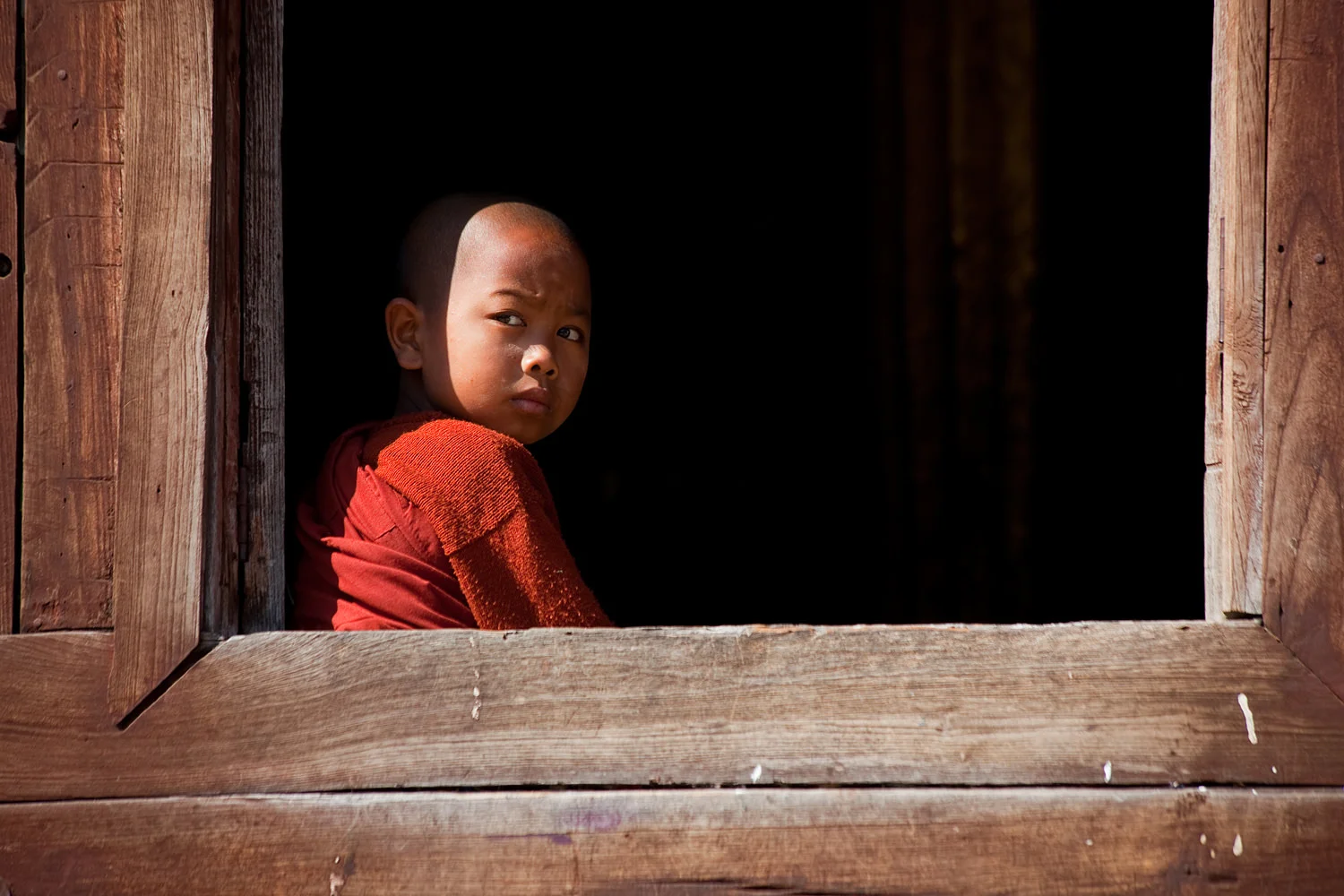 Lone Monk, Nyaung Shwe, Myanmar